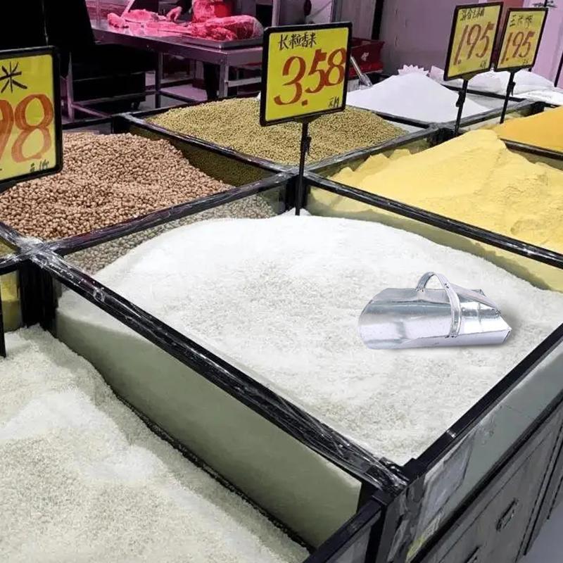 Толстый металл Большая вместимость Совок для риса Совок для корма Многофункциональный Гладкая эргономичная ручка Кухня Супермаркет Фермы