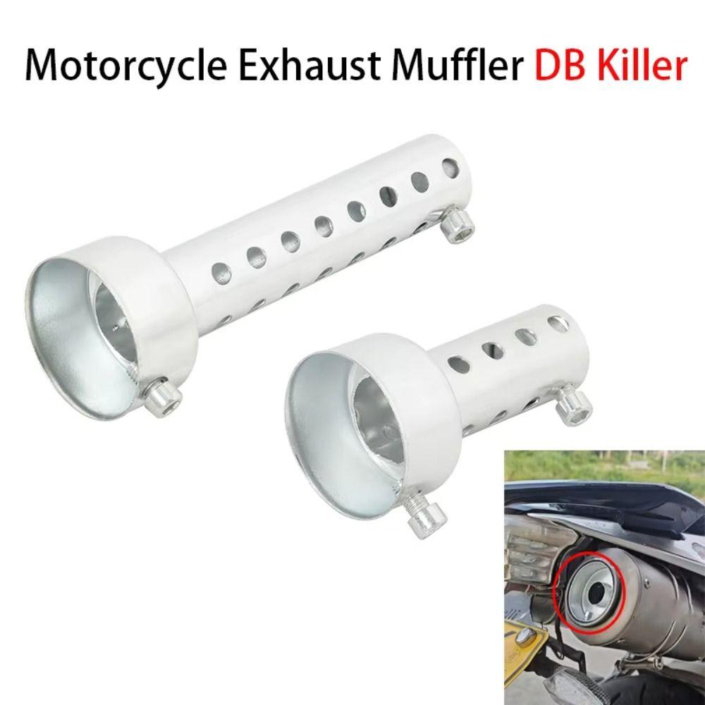 Universal Fit Motorcycle Exhaust Muffler Removable Metal Muffler Pipe Off-road Vehicles