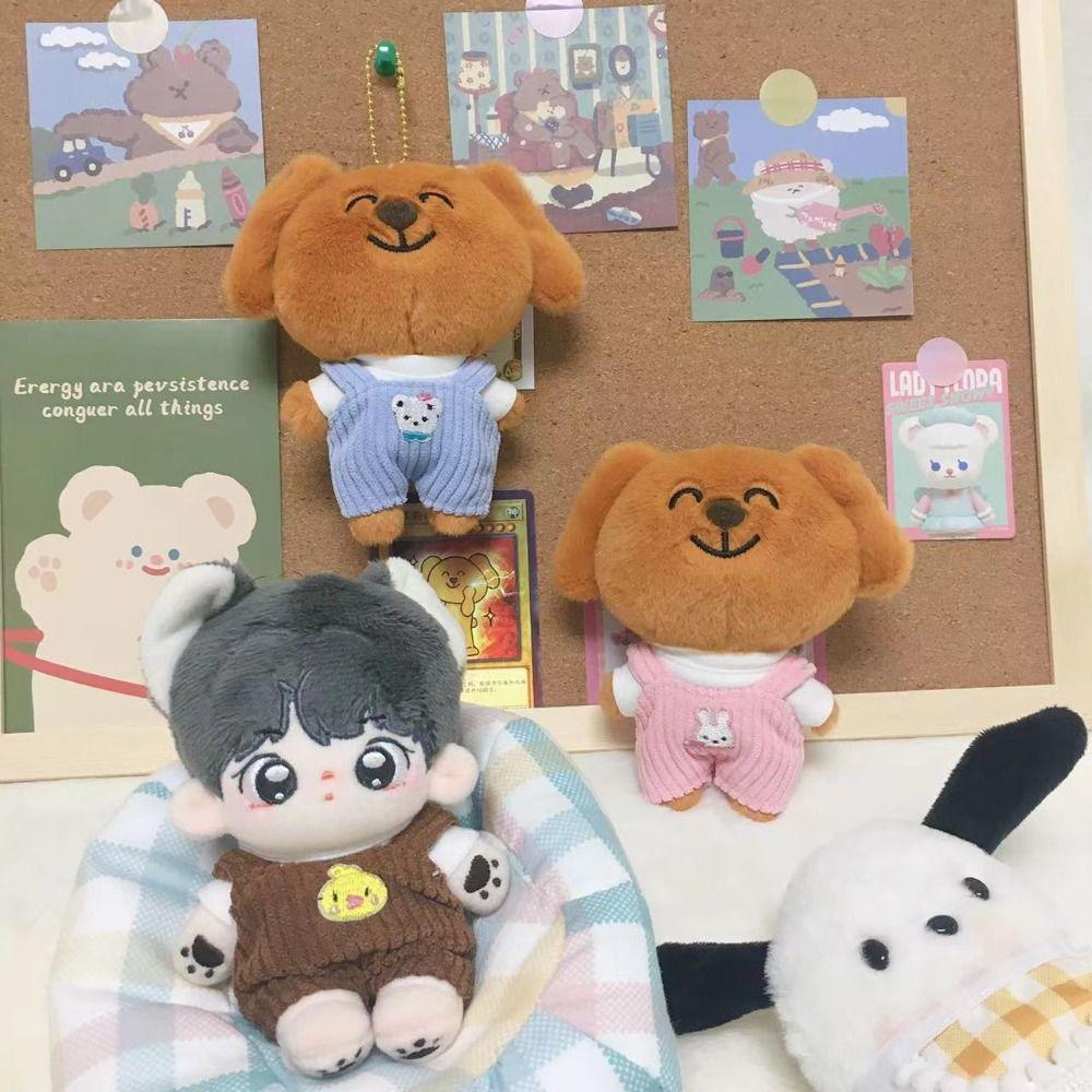 Mini Doll T-shirt Cartoon Style Dolls Toys Accessories Doll Overall Suit  10cm Cotton Doll