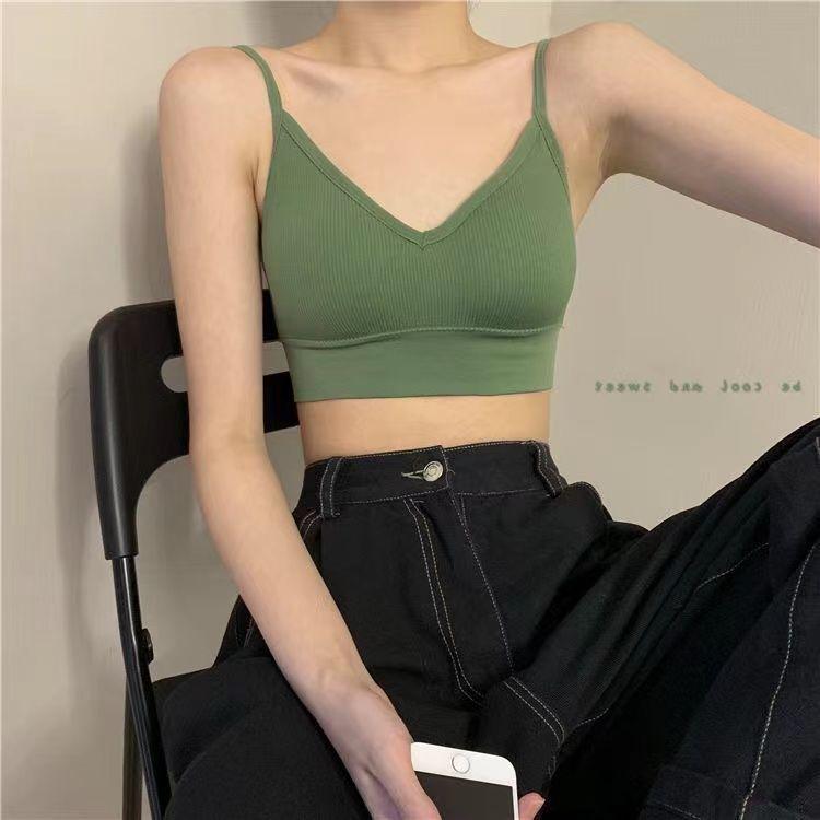 Красивый беспроводной бюстгальтер с перекрестными лямками на спине - Идеально для студентов и модниц