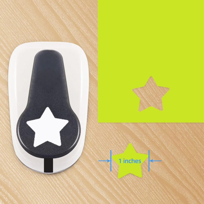 Round Embossing Device 9/16/25/38/50mm Children's Educational Embossing Machine Embossing Device Office Manual DIY Paper Cutter