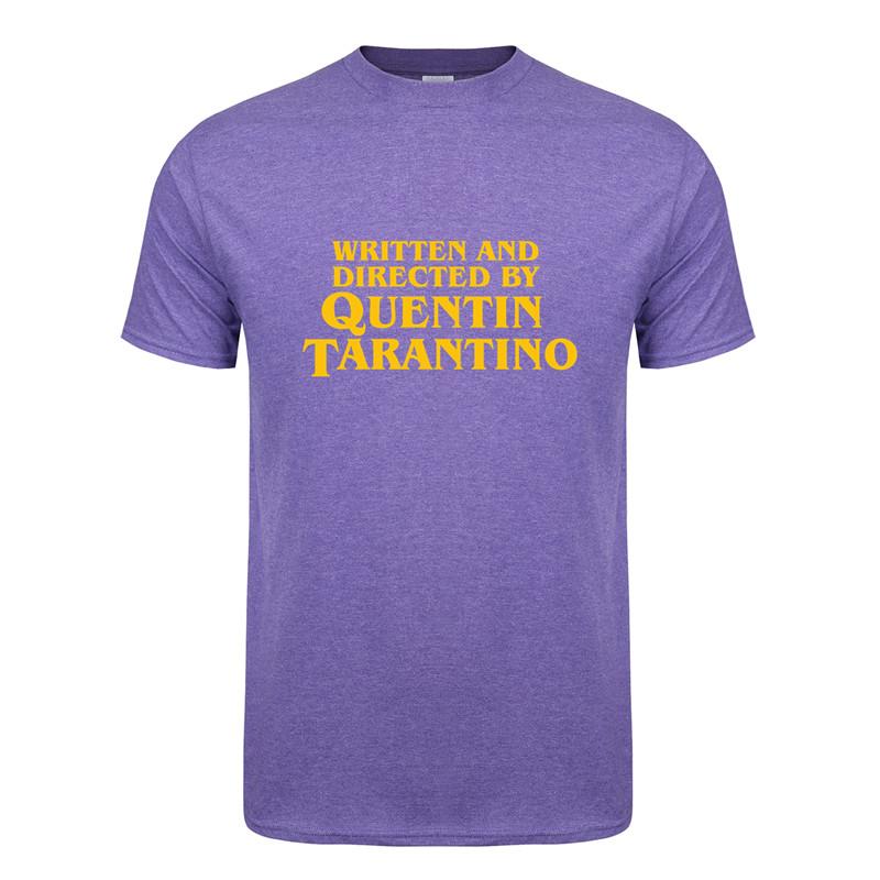 Written And Directed By Quentin Tarantino T Shirt Unisex Unisex T Shirts Summer Fashion Short Sleeve Unisexunisex Tshirt Oz418