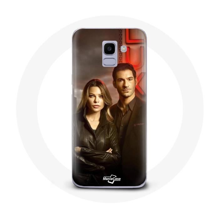 Чехол Chloe Decker и Lucifer Morningstar для Samsung Galaxy A8 2018
