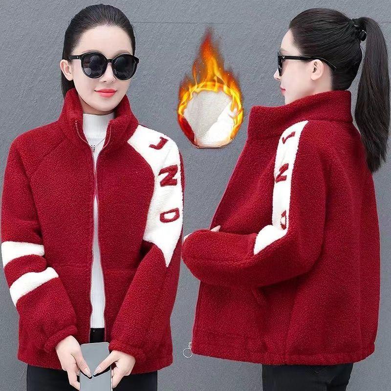 Женская утолщенная хлопковая куртка осень-зима модная новая универсальная хлопковая куртка с цветными блоками для женщин