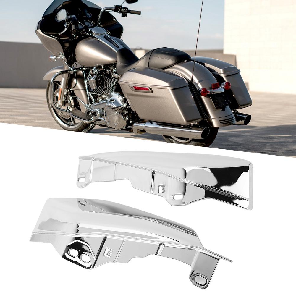 Motorcycle Heat Mid Frame Deflector Fits for 2017-2019(Glossy Black )