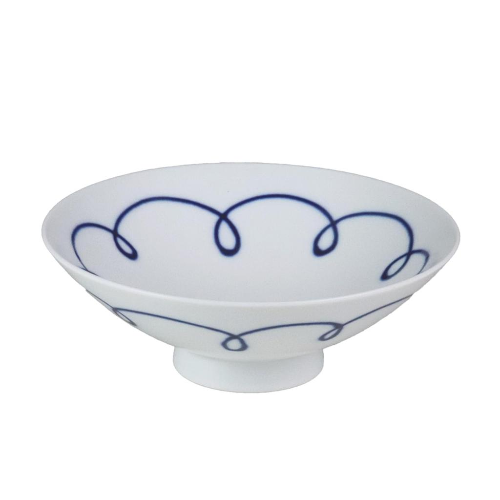 Плоская чаша для чая Hakusan Pottery White x Masahiro Mori Design, изделие Hasami, сделано в Японии (ок.) 15 5,3 см СТ-10