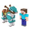 Figurines Minecraft - Steve et cheval en diamant - 8cm - Enfant - MINECRAFT