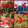 National Day Five-Star Red Flag Windmill for Outdoor and Classroom Decoration