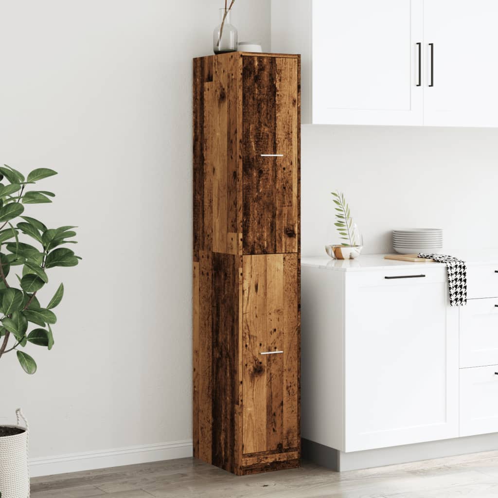 Vidaxl Szafka Apteczna, Stare Drewno, 30X41X174,5 Cm