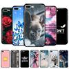 Для iPhone 7 8 Чехол силиконовый мягкий ТПУ Чехол для Apple iPhone 7 8 plus Сумка Funda coque etui bumper paiting черный ТПУ чехол