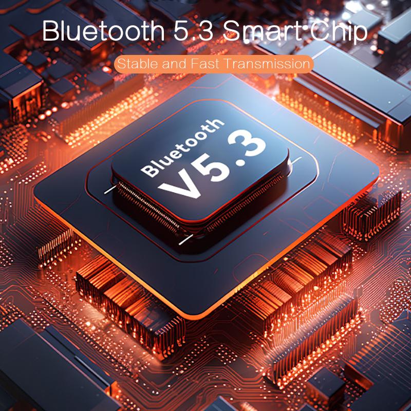 VAORLO Macaron Wireless Earphones 9D HiFi Stereo Music Super Bass Touch Headset In-Ear Painless Wear Noise Cancel Calling Headphone