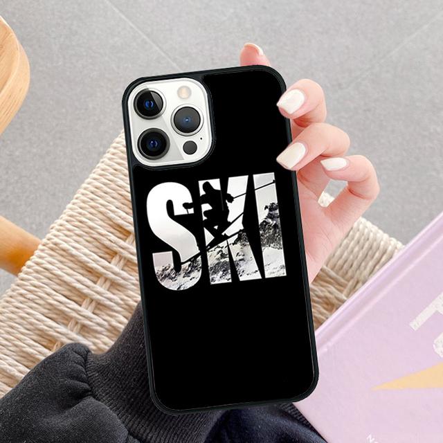Чехол для телефона iPhone 17 Air 14 15 16 13 12 Max с изображением катания на лыжах, снега, сноуборда, лыж. Чехол для Apple iPhone 17 Air 11 Pro Max Plus SE2020