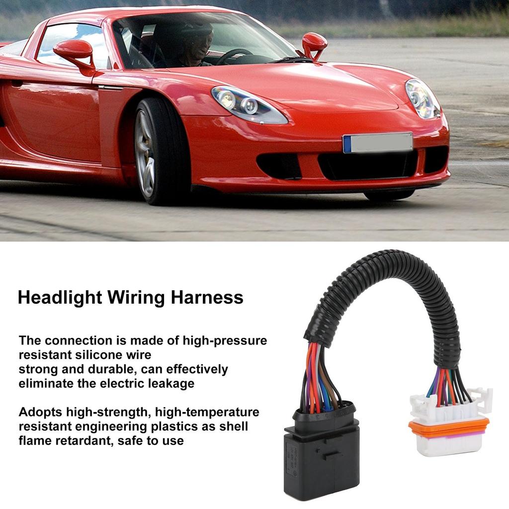 Жгут проводов фары для Porsche Xenon жгут проводов фары 95563123911 подходит Porsche Cayenne 2003-2006