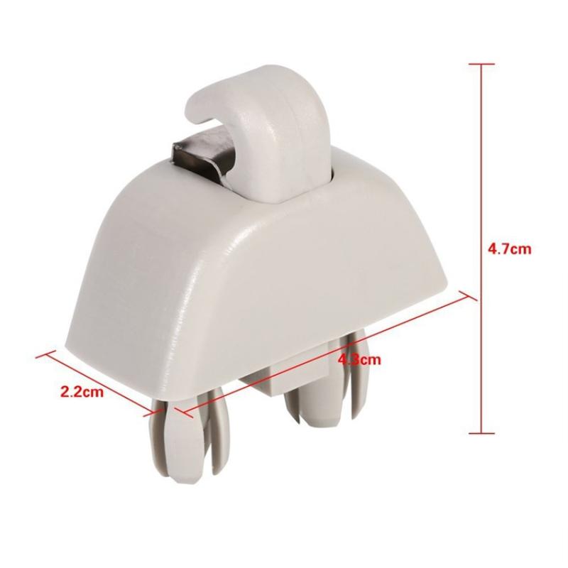 2/10 шт. Для A6 C6 Passat B7 Polo Up Citigo Rapid Seat Mii 6Rd857561Y20 6R0857561Y20 Крючки Держатель клипсы для солнцезащитного козырька