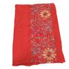 Embroidered Flower Scarf Cotton Women Long Wrap Bandana Scarves Girl Shawl Gift
