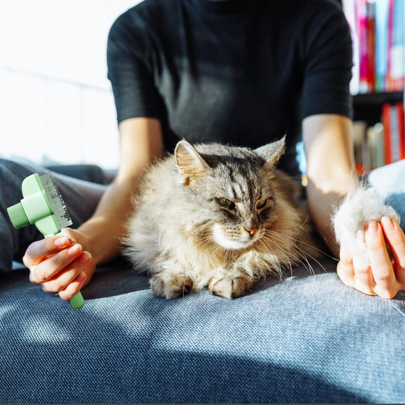 Cat Flea Removal Comb Pet Hair Grooming Brush Cats Dogs Deshedding Undercoat Comb For Long And Short Hair Removal