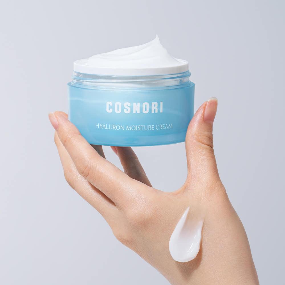 COSNORI Hyaluron Moisture Cream Deep Hydration Balancing 50ml Daily Moisturizer Facial Cream
