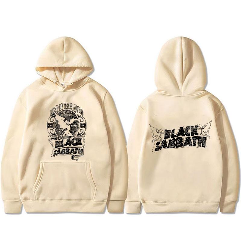 Хеви-метал рок-группа Black Sabbath Оззи Осборн Master of Reality Lord of This World Худи мужское винтажное оверсайз