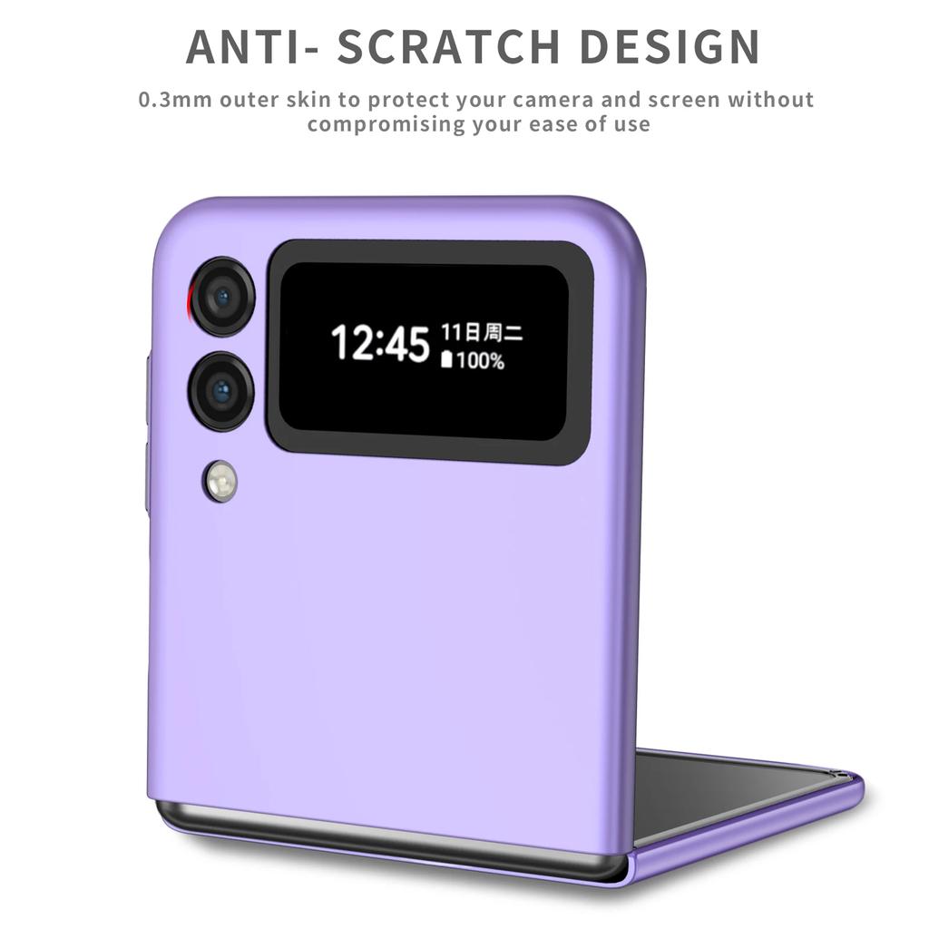 Чехол-подставка с кольцом и защитой от царапин для Samsung Galaxy Z Flip 5 3 Flip5 Flip4 Flip 4 2 5G Flip3 Flip2 Нескользящий чехол