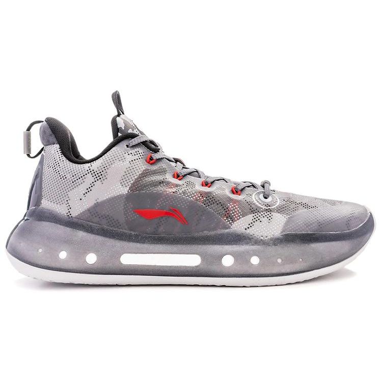 Баскетбольные кроссовки Aape X Lining Yu Shuai 14 Low Fabric Synthetic Leather TPU Shock Absorbing Wear Устойчивые к износу Низкие мужские кроссовки Fog-Gray ABAR123-4