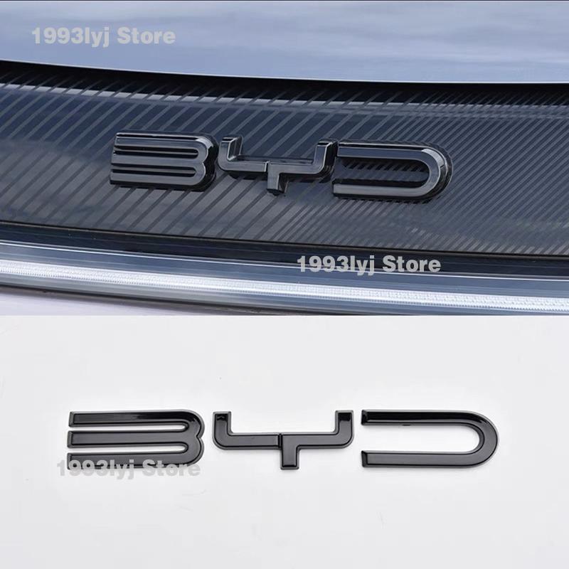 gycsn9 For BYD Dolphin EA1 2022 2023 2024 2025 Styling Plastic Rear Emblem Front Grille Badge High-end Decals Auto Exterior Decoration