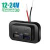 Dual Usb Charger Socket 4.8A 3.1A 12v For Motorcycle Auto Truck Atv Boat Car Rv Bus 2.1A 2.4A Power Adapter Outlet