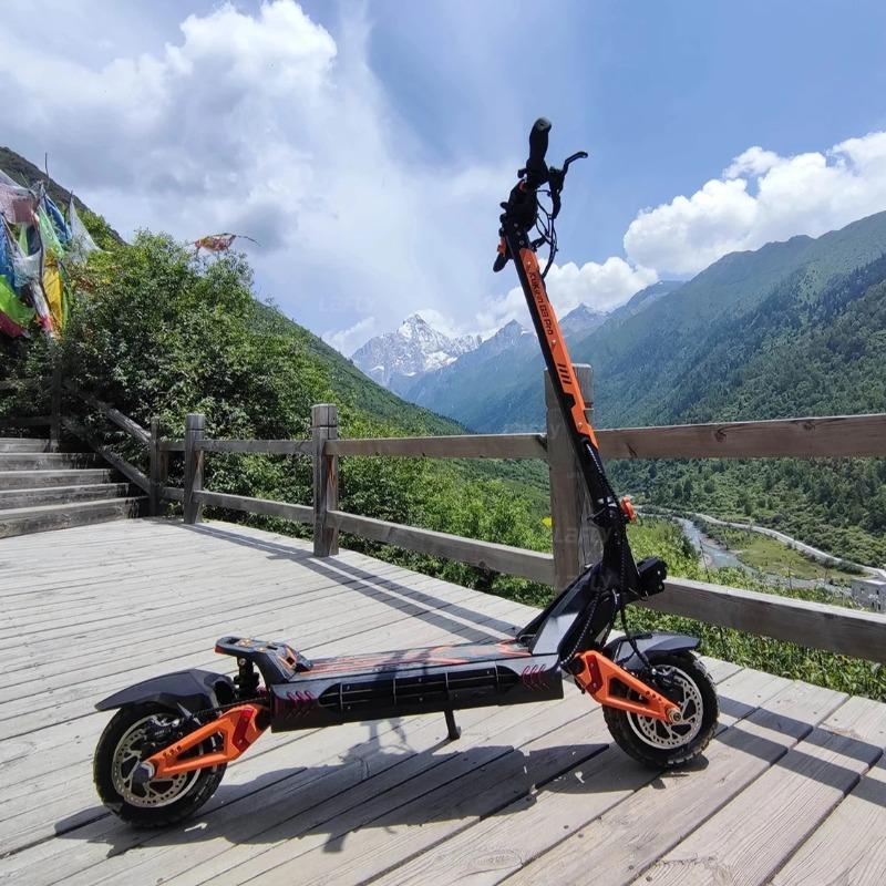 2025KuKirin G3Pro Электросамокат1200Вт*2 Электросамокаты 52В 23.2Ач 80КМ Запас хода 65Км/ч Скорость 10" Шины электросамокат Двойной амортизатор