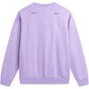 Li Ning Wade Series Letter Round Neck Удобная дышащая флисовая теплая толстовка Мужская толстовка Фиолетовая AWDU655-2