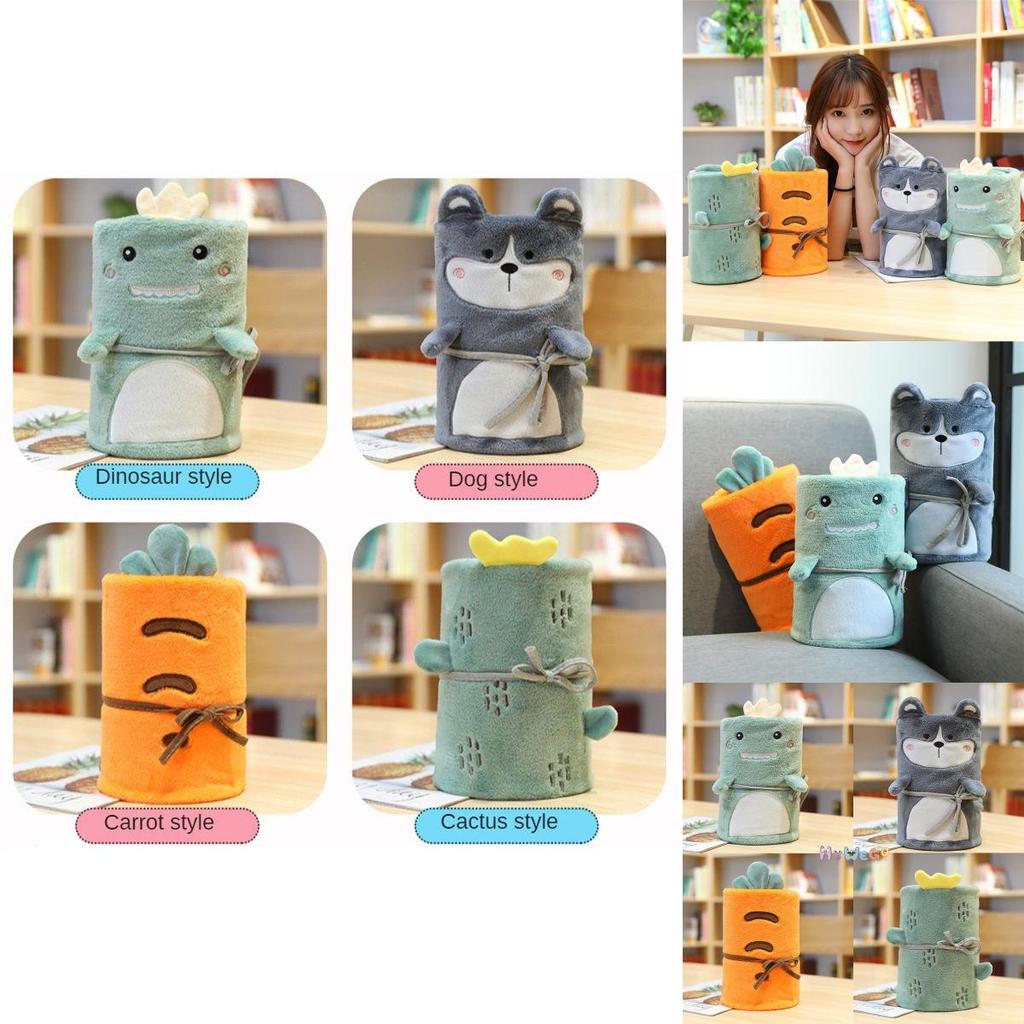 Уютный мультяшный плед с кондиционером для детей с очаровательными динозаврами