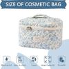 Fashion Women's Cosmetic Bag Portable Floral Handheld Cosmetic Storage Bag Cute Travel Ins Style Bag
