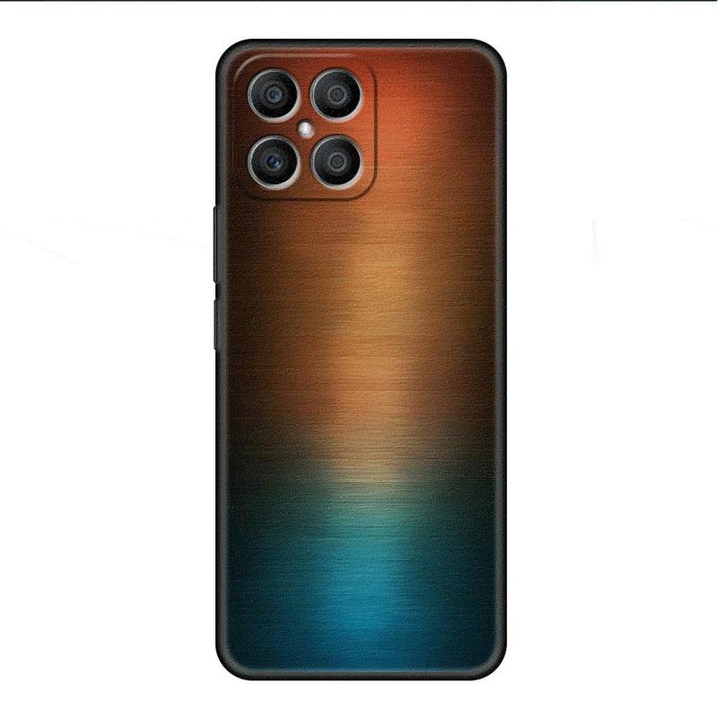 Чехол с текстурой темного шлифованного металла и классным принтом для Honor X8 X8a 90 X9a 8X 70 50 20 Magic5 Pro 9X P60 P50 Черный Мягкий Чехол для Телефона