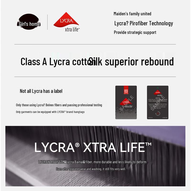 Guniangjia Women's High-Waist Antibacterial Xinjiang Cotton Briefs