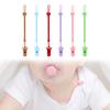 Baby Pacifier Anti-drop Chain Teether Clip Safety Silicone Strap Infant Nipple Soother Clip Dummy Holder Hanging Belt