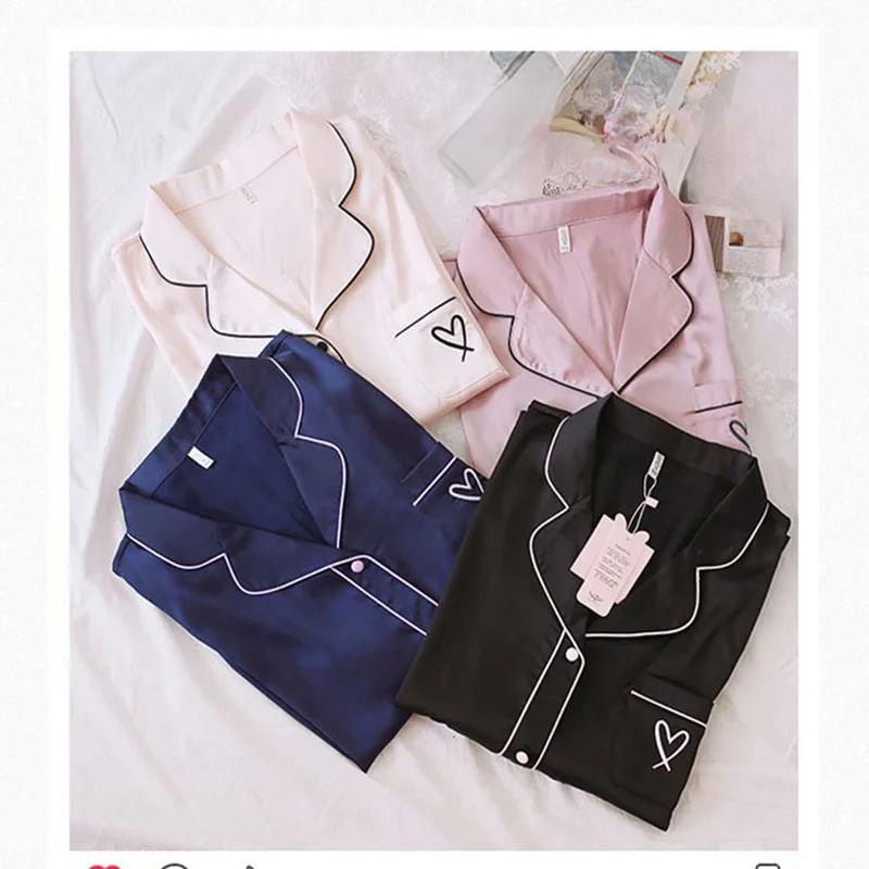2 шт./комплект, женский пижамный комплект, школьная домашняя одежда из шелка, два комплекта большого размера, кардиган с коротким рукавом, шорты, одежда для молодых девушек