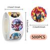500 шт./Рулон Аниме Dragon Ball Запечатывающие Наклейки Милый Мультяшный Гуку Наклейки Декали Канцелярские Товары для DIY Дневник Телефон Крутая Наклейка Игрушки Игрушки