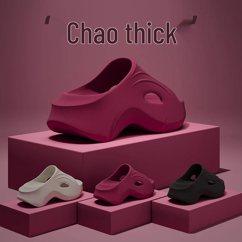 Женские летние сандалии на платформе: Модные домашние и пляжные шлепанцы на толстой подошве