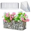 Габионный горшок Кашпо Габион Сталь Для цветов Камень Садовый Уличный