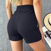 Ladies' Color V-waist Slim Fit Fashionable Versatile Casual Trend Shorts With Hip Coverage