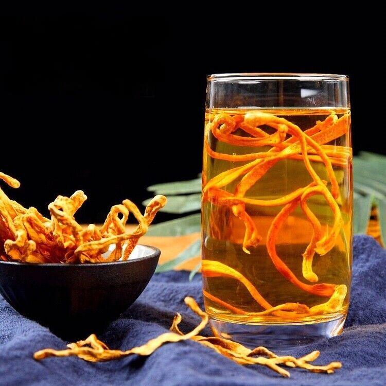 Органический травяной чай премиум-класса с супергрибом Кордицепс Милитарис Грибок Чонг Цао Хуа 500г