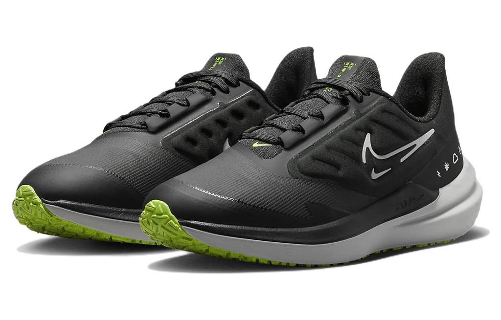 Nike Женские кроссовки Air Zoom Winflo 9 Shield 'Черный Белый Неоновый' DM1104-001