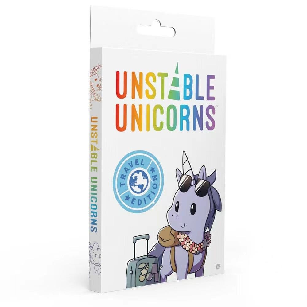 Приключенческая карточная игра Unstable Unicorns с красочной упаковкой для детей и подростков