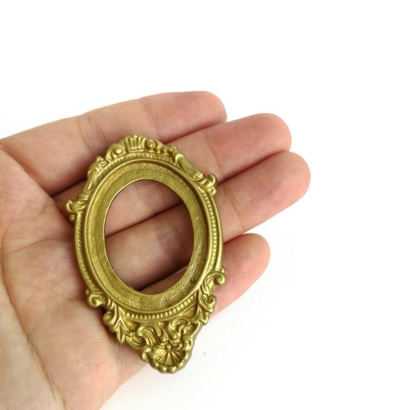 1:12 масштабных ретро-фоторамок для декора кукольного домика, аксессуары для мини-украшений своими руками