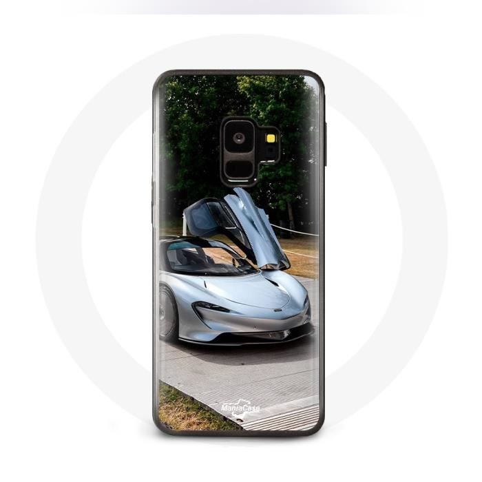 Coque - MANIACASE - Samsung Galaxy S9 - Formule 1 McLaren - Gris - Rigide