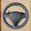 Чехол на руль автомобиля Нескользящая кожаная оплетка Автоаксессуары Для BMW 1 серии E81 E82 E87 E88 3 серии E90 E91 E92
