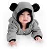 Боди с капюшоном и длинными рукавами для мальчиков и девочек Bear, костюм для ползания