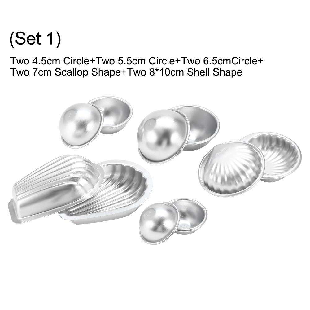 Handmade Aluminium Alloy Bath Bomb Molds Fizzy Crafting DIY Cake Mould Tools