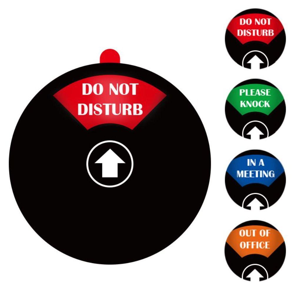 ABS Office Door Sign Waterproof Door Slider Signs Convenient to Use Reminder Signs  Meeting Room