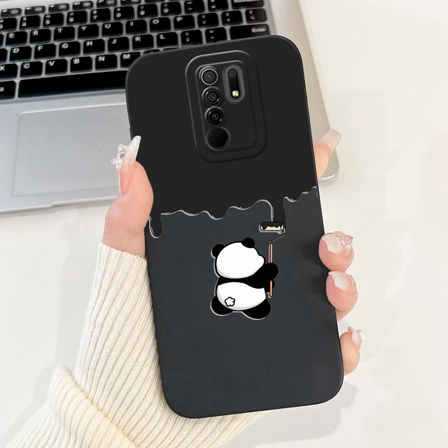 Чехол для Xiaomi Redmi 9 Милый Мультяшный Пингвин Кролик Мягкий Жидкий Силикон Ударопрочный Чехол для Xiaomi Redmi 9 Prime Redmi9 Fundas