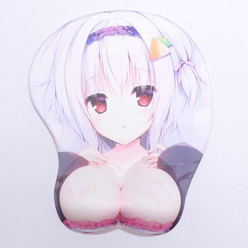 Sexy Mouse Pad For The Quintessential Quintuplets Nakano Anime 3D Breast Mousepad Wrist Rest Silicone Creative Mouse Mat