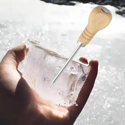 Ледоруб для поделок Универсальный Сделай сам с деревянной ручкой для колки Пикник Кемпинг